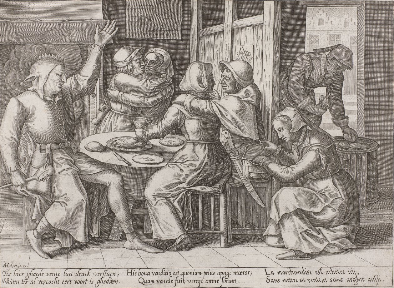 道化師との飲み会 作： Adriaen Huybrechts（I）