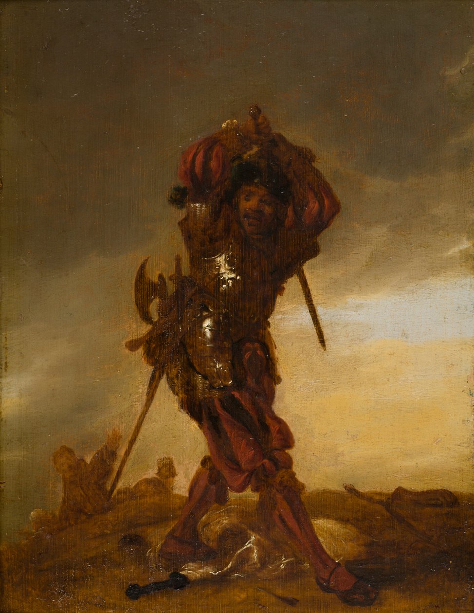 スイスの兵士：傭兵、c.1609-62（パネルに油彩） 作： Adriaen Pieterszヴァンデヴェンヌ