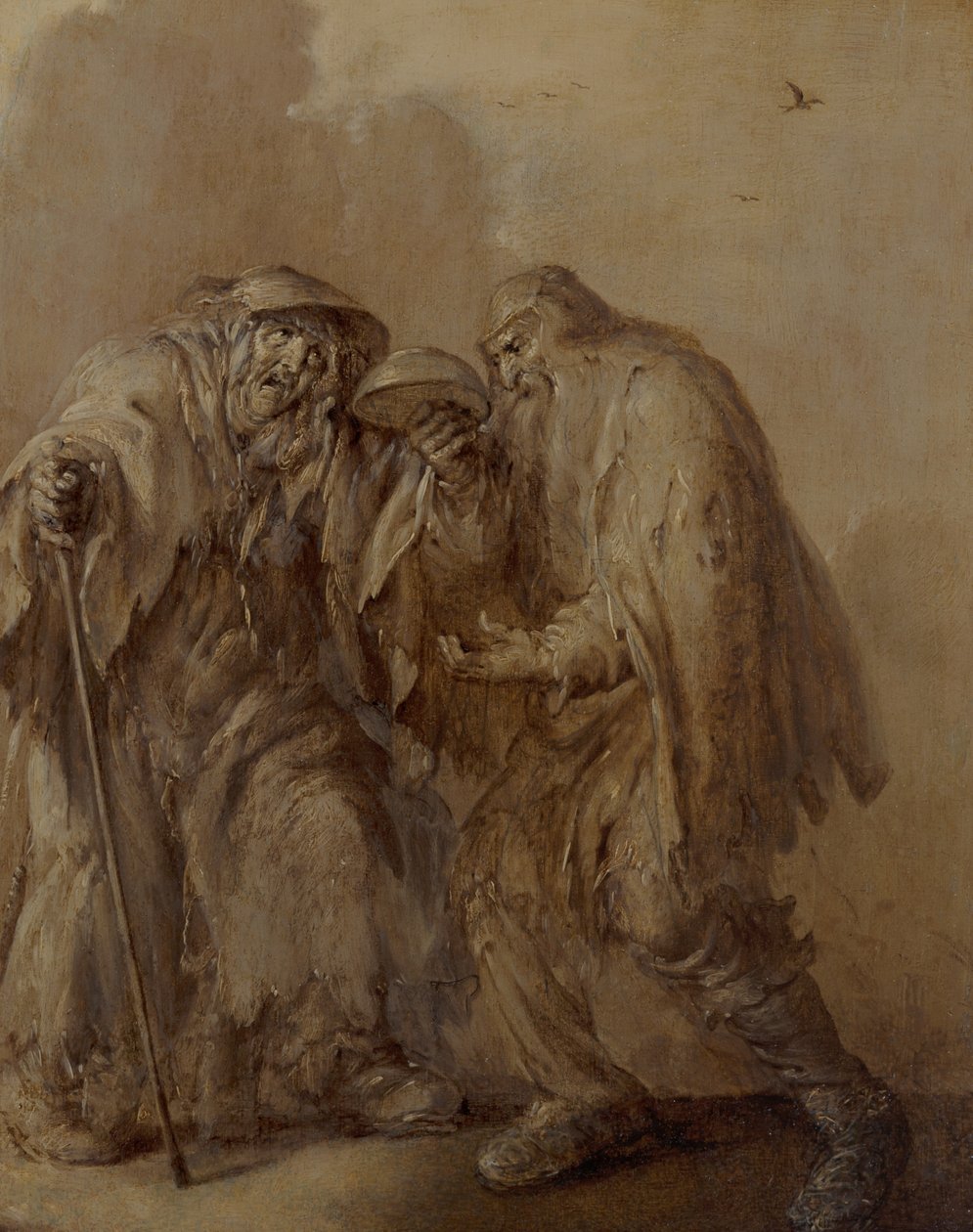 乞食たち 作： Adriaen Pieterszヴァンデヴェンヌ