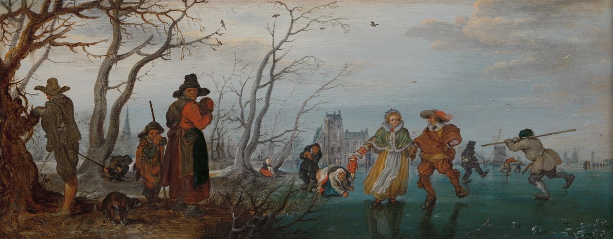 冬 作： Adriaen Pieterszヴァンデヴェンヌ