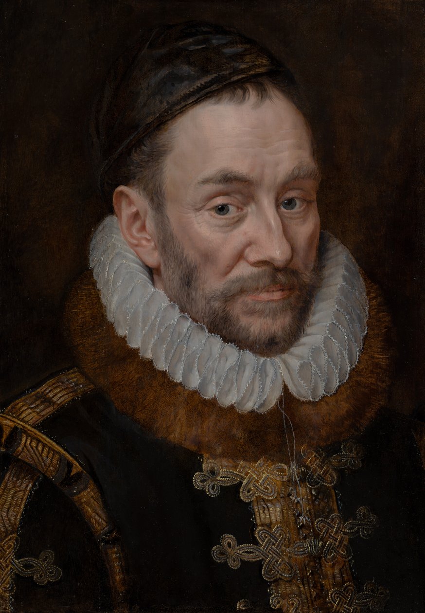 オレンジ公ウィリアム1世（1533-1584）の肖像 作： アドリアン・トーマス。キー