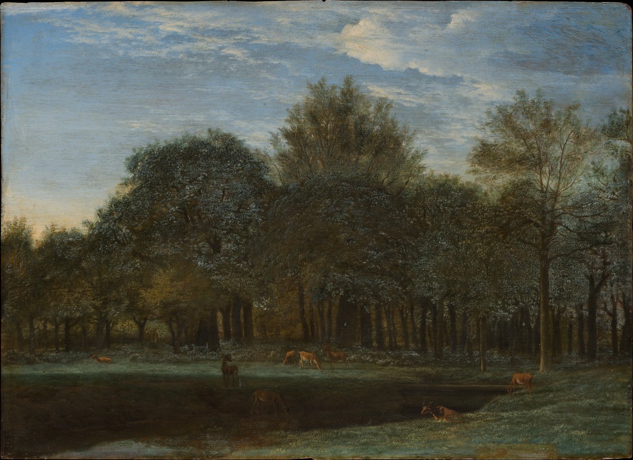 シカの放牧による森林の開墾 作： Adriaen van de Velde