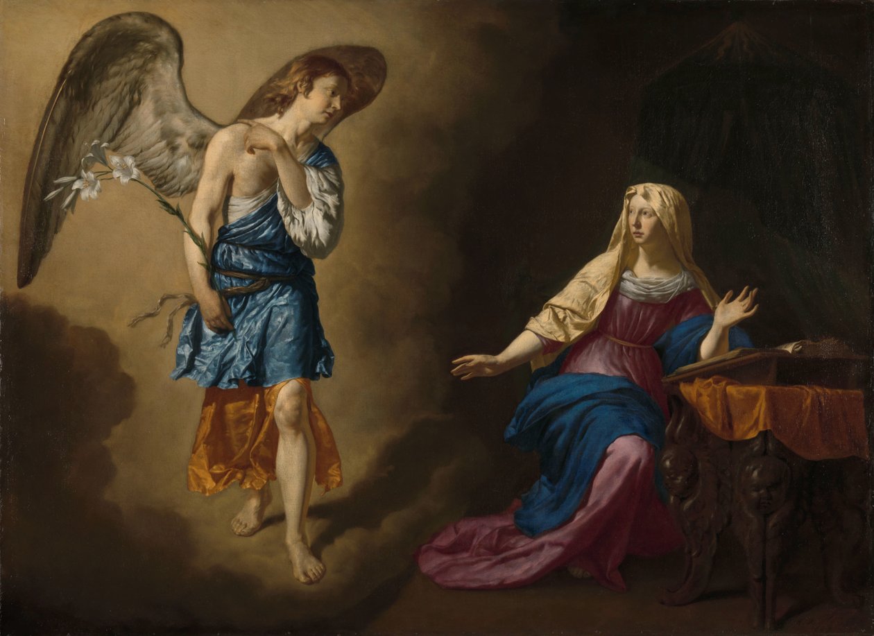 聖母への告知 作： Adriaen van de Velde