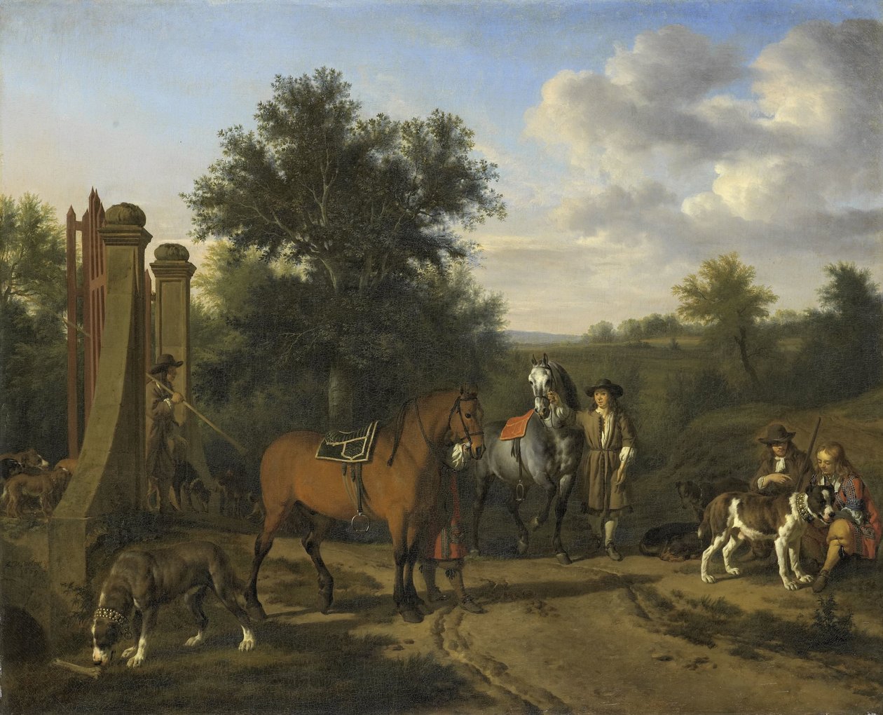 ハンティング・パーティー 作： Adriaen van de Velde