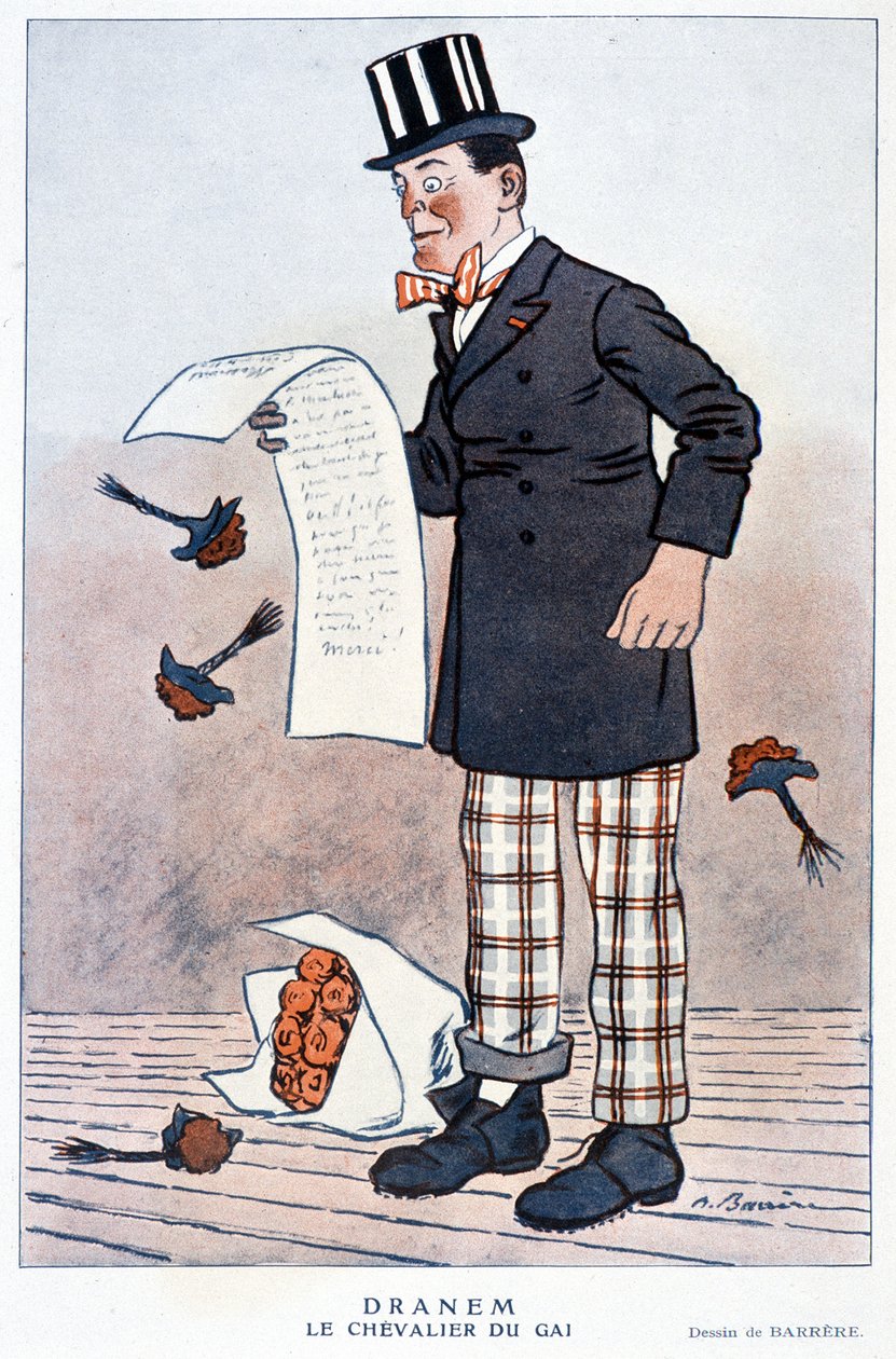 フランスの作家、ジュール・ルナール（1864/1910）の漫画、Barrère, A. 1923によるもの。 作： エイドリアン・バレレ