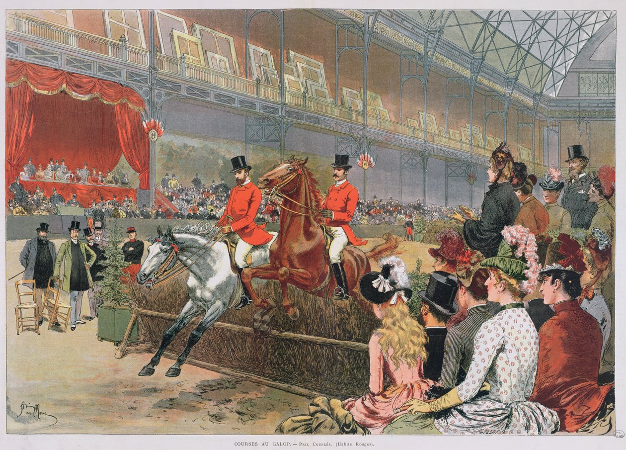 競馬、1886 作： エイドリアン・エマニュエル・マリー