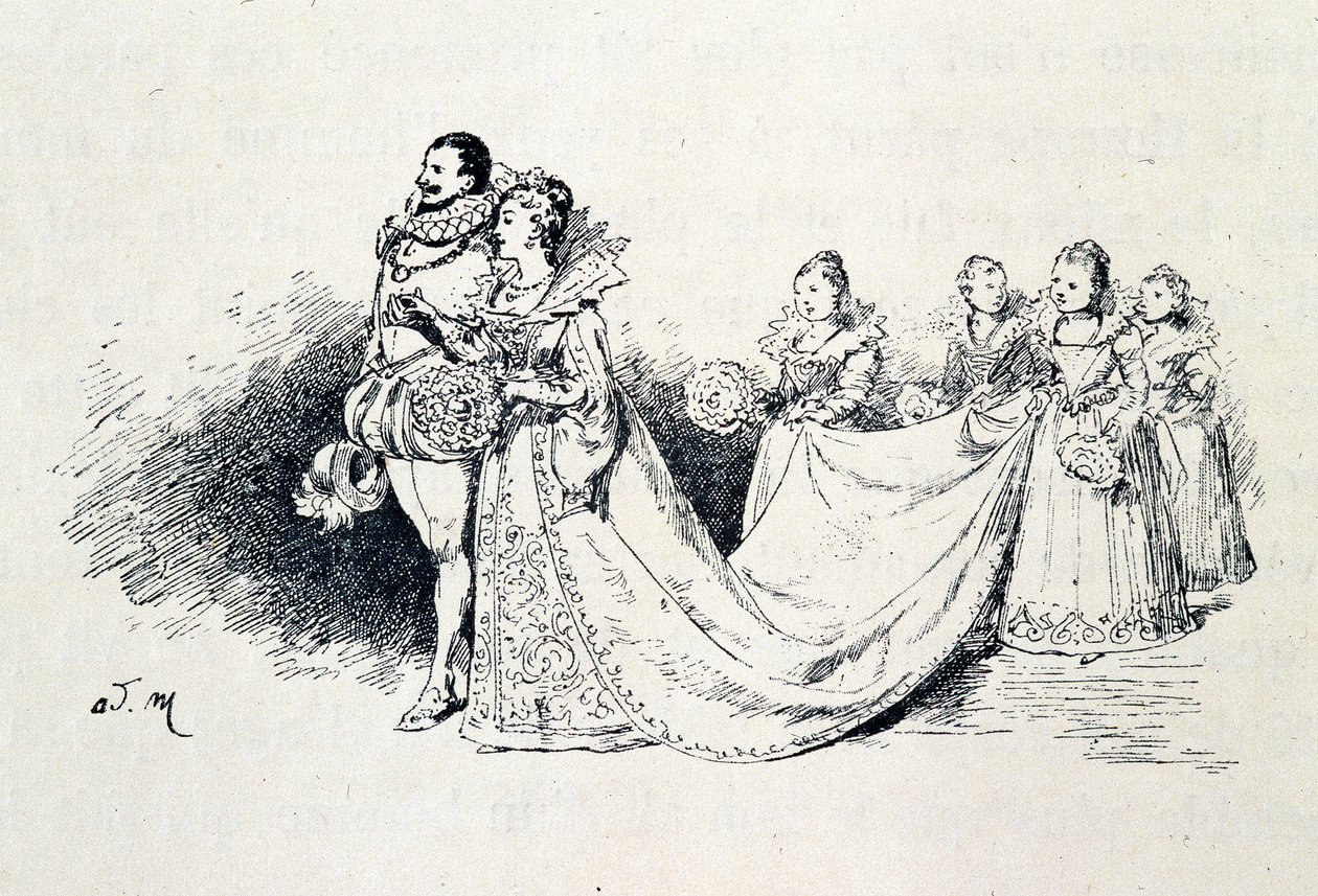 Riquet a la Houppe -Charles Perrault作「Les contes de fees」の中で、Adrien Marieが描いたもの。 作： エイドリアン・エマニュエル・マリー