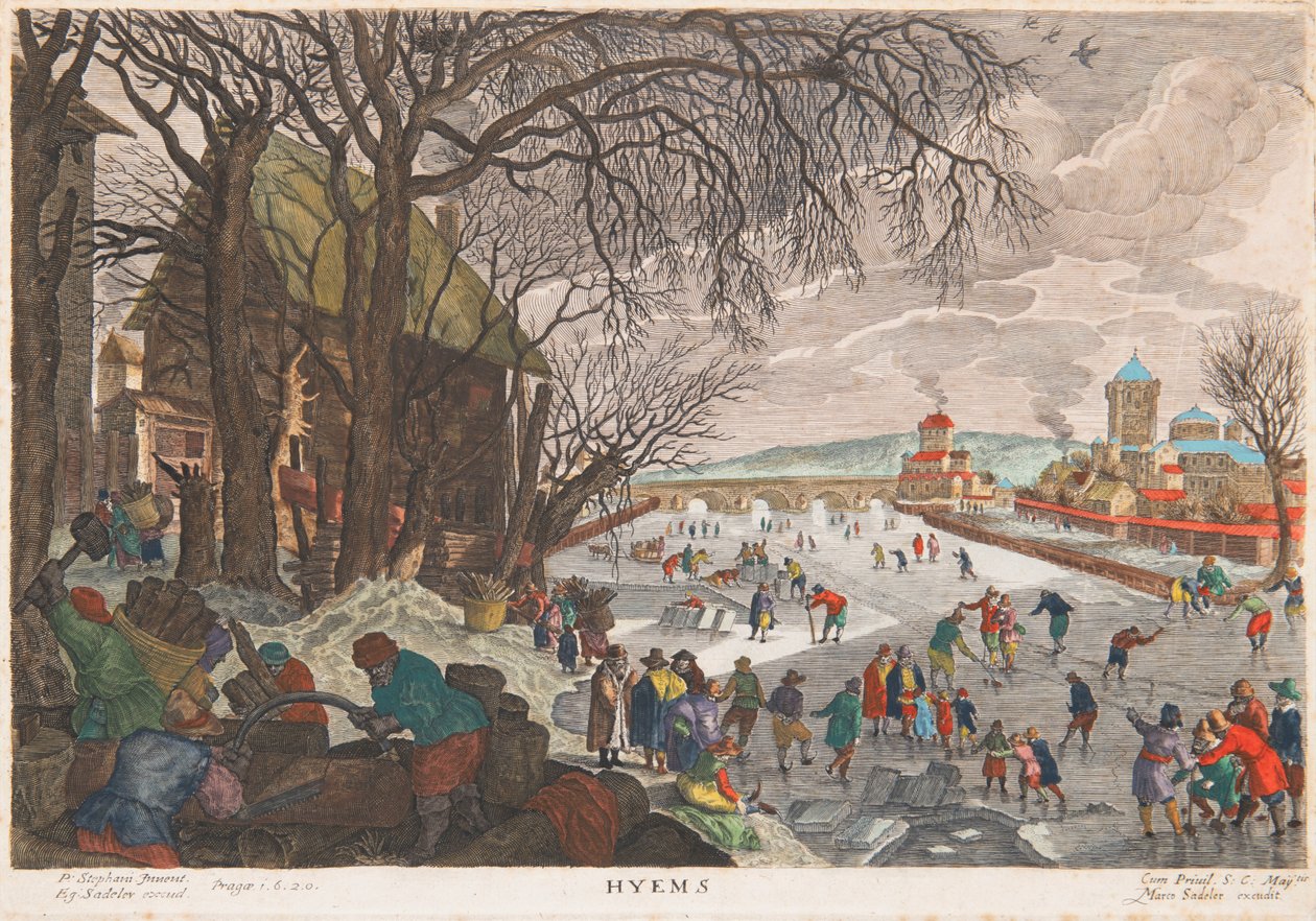 冬のアレゴリー、1620年。 作： Aegidius Sadeler