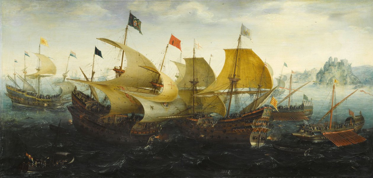 1587年のカディスの戦い 作： アールト・ファン・アンタム