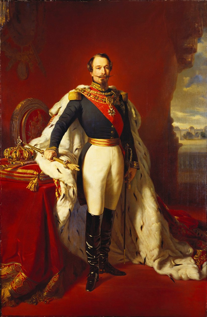 ナポレオン3世（1808-73）フランス皇帝 作： Franz Xaver Winterhalterの後