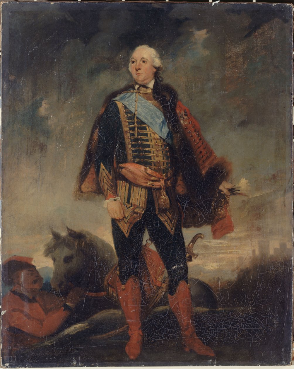 仏：シャルトル公爵ルイフィリップジョゼフ・オルレアン、フィリップエガリテ公爵（1747-1793）の肖像画 作： ジョシュア・レイノルズの後
