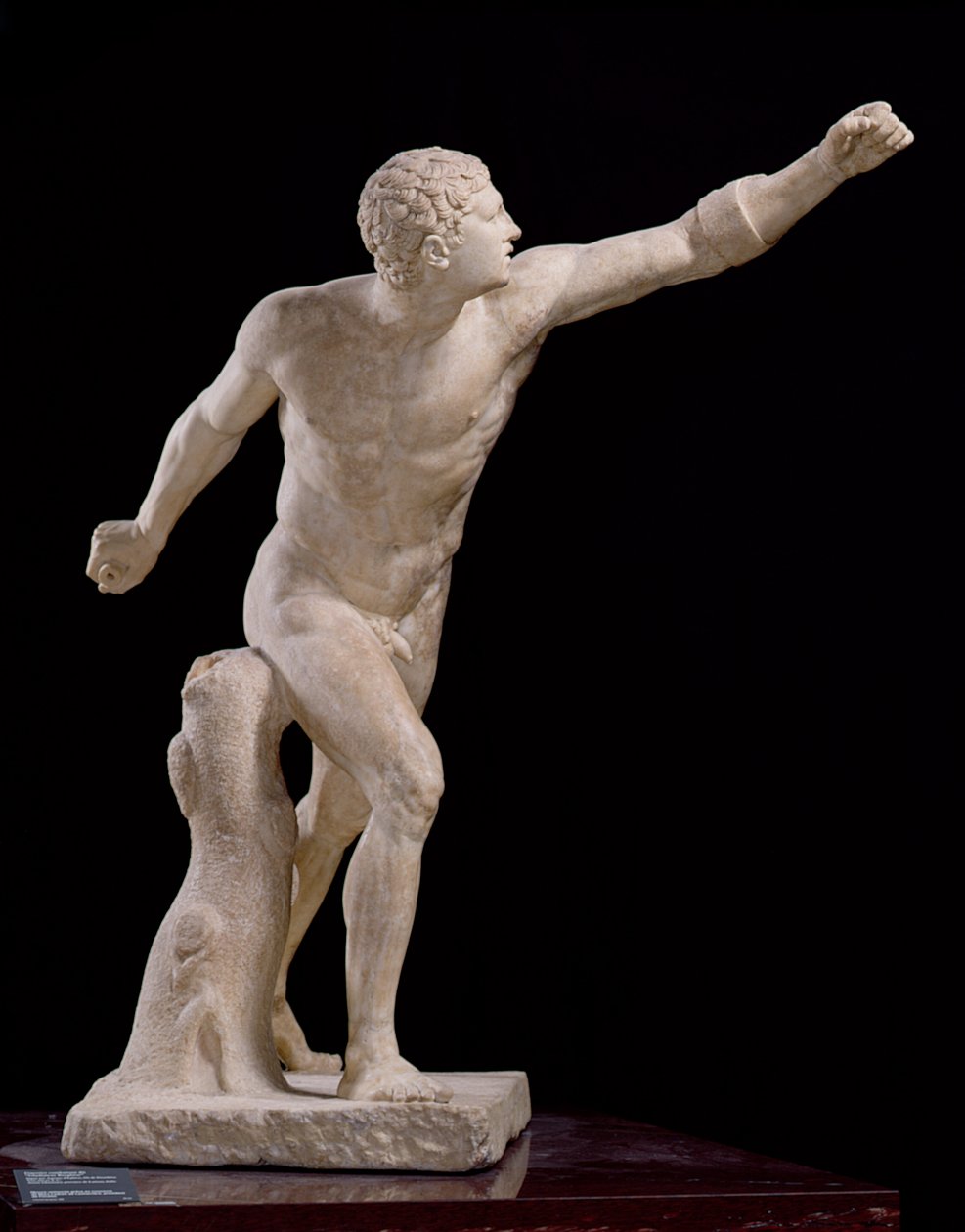 Lysippos（fl.370-310 BC）c.100 BC（大理石）後のボルゲーゼ剣闘士 作： アガシアス