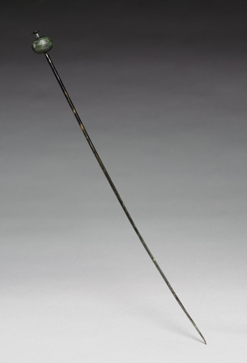 ガーメントピン 紀元前1400年頃 （鋳造・鍛造ブロンズ 作： 時代のブロンズ