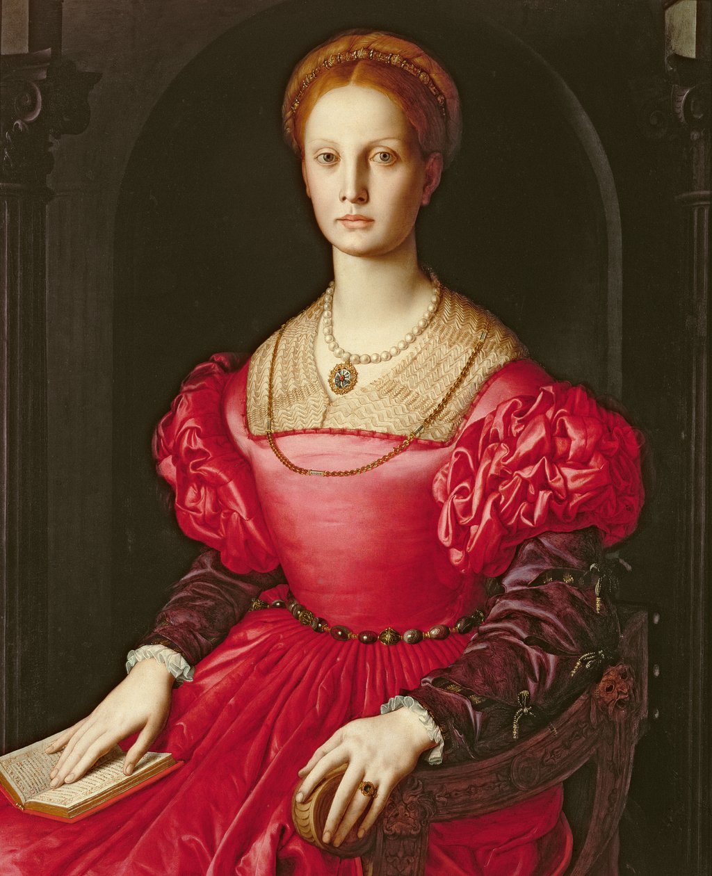 ルクレツィアパンチャティチ、1540年頃 作： アーニョロ・ブロンズィーノ