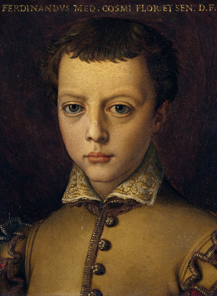 フェルディナンド1世・デ・メディチ（1549-1609）コジモ1世の息子 作： アーニョロ・ブロンズィーノ