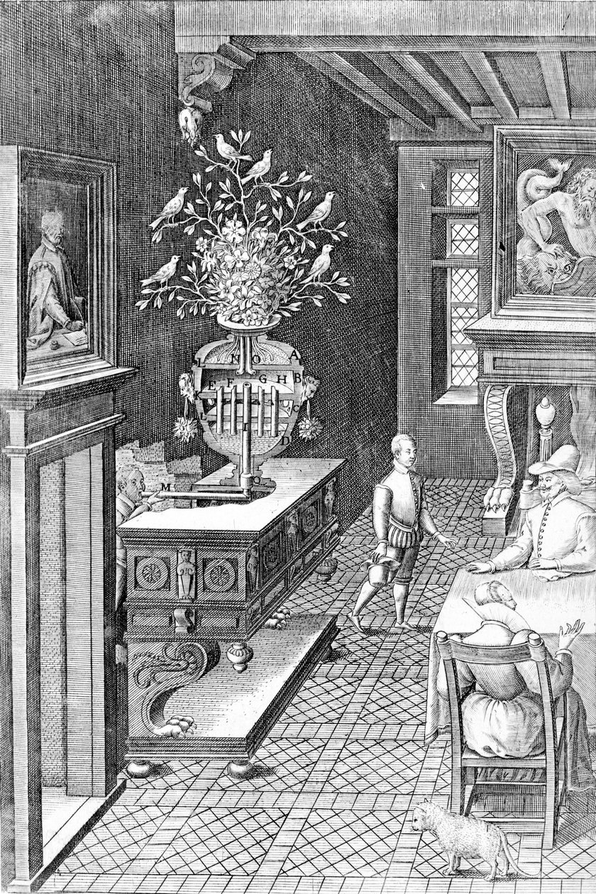 「キャプテンAgostino Ramelliの多様で人工的な機械」からのイラスト、1588年公開 作： アゴスティーノ・ラメッリ