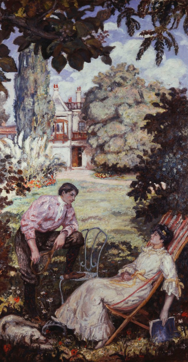 庭での会話（La Conversation au Jardin 作： アルバート・アンドレ