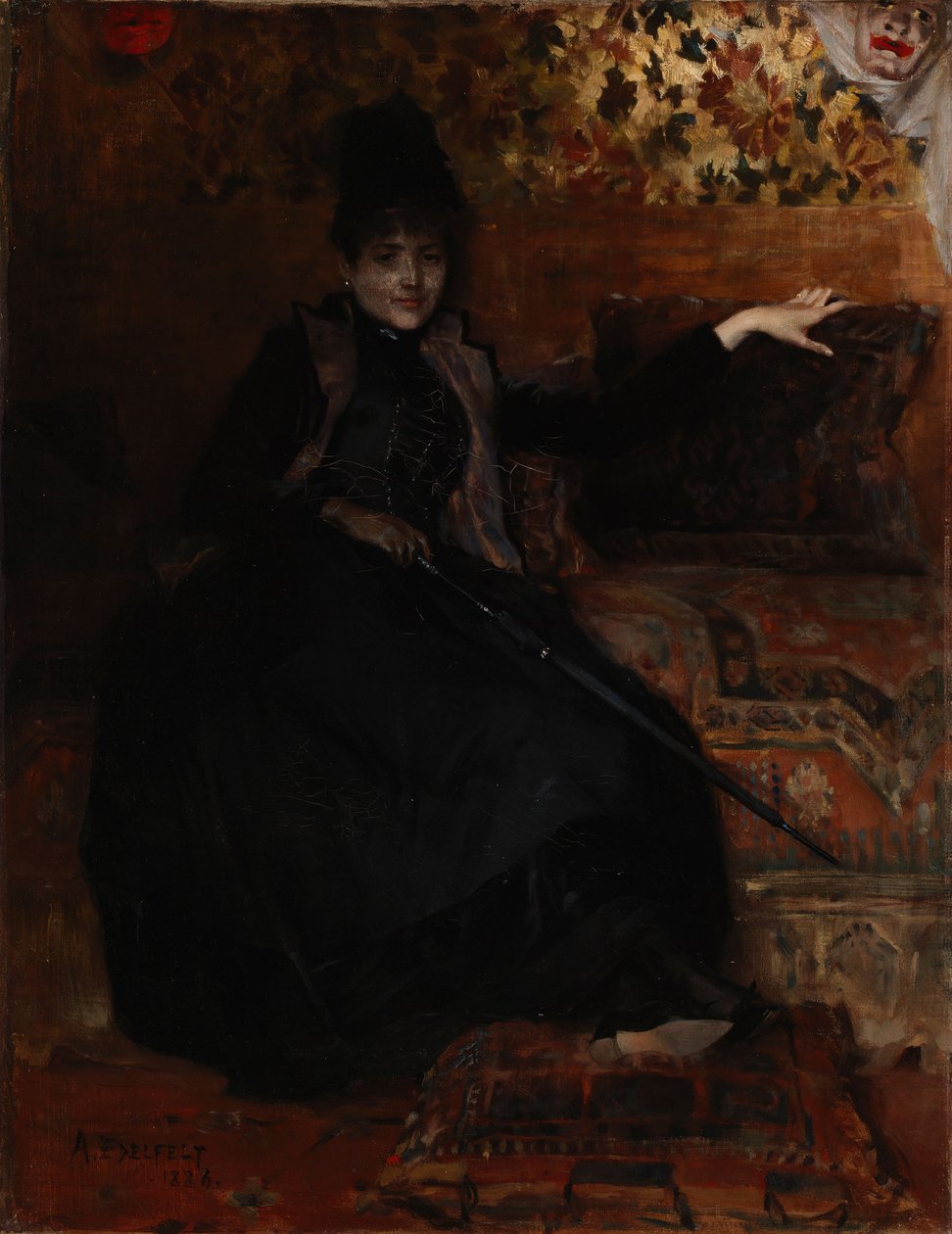 『Lady in Black』、黒いテレーズ 作： アルバート・エーデルフェルト