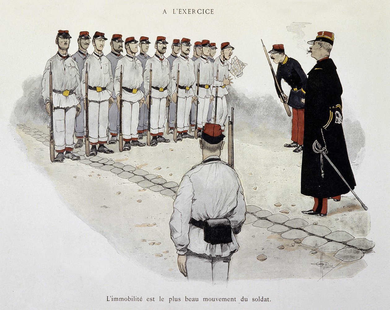 アルベール・ギョーム（1873-1942）が見た軍隊（1900年頃）。 作： アルバートギヨーム