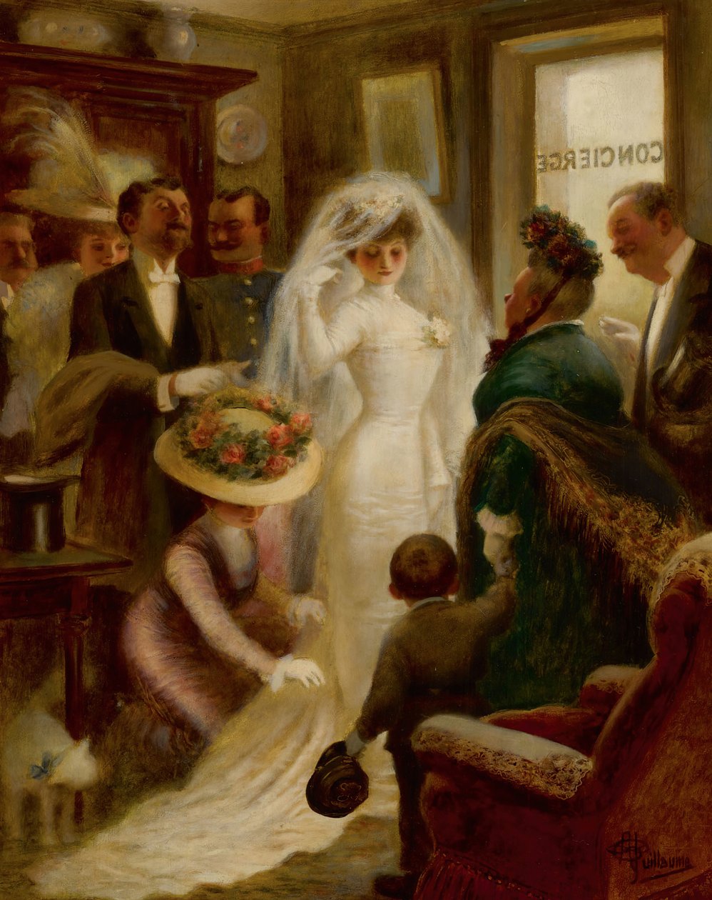 結婚式の日 結婚式の日。 作： アルバートギヨーム