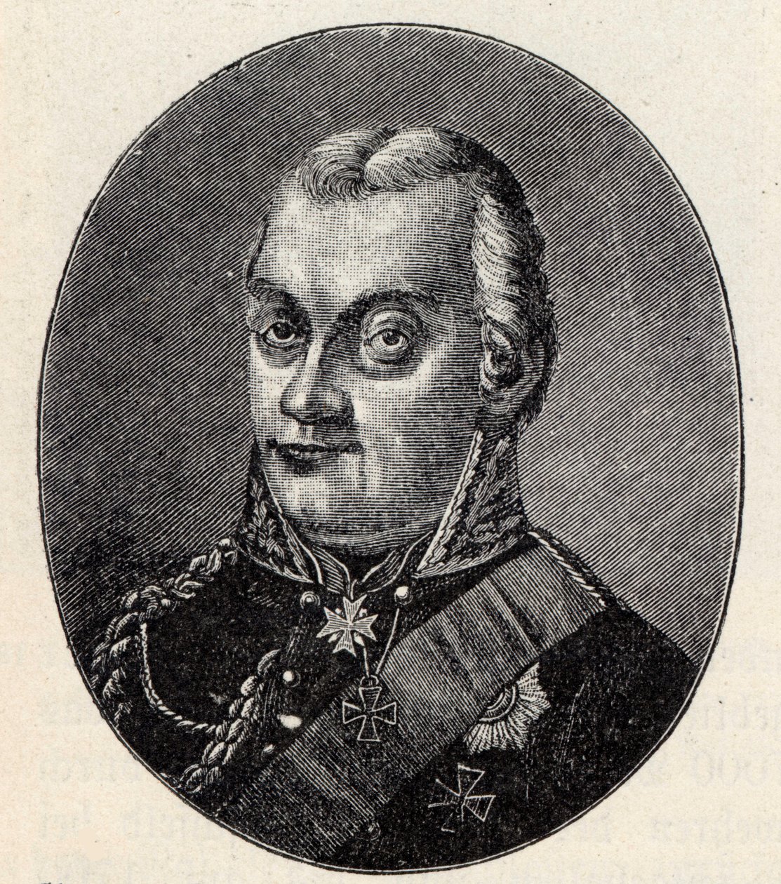 陸軍元帥フリードリヒ・グラフ・フォン・クライスト・フォン・ノレンドルフ1762-1823。 作： アルバートヨハンクリスチャンスクール