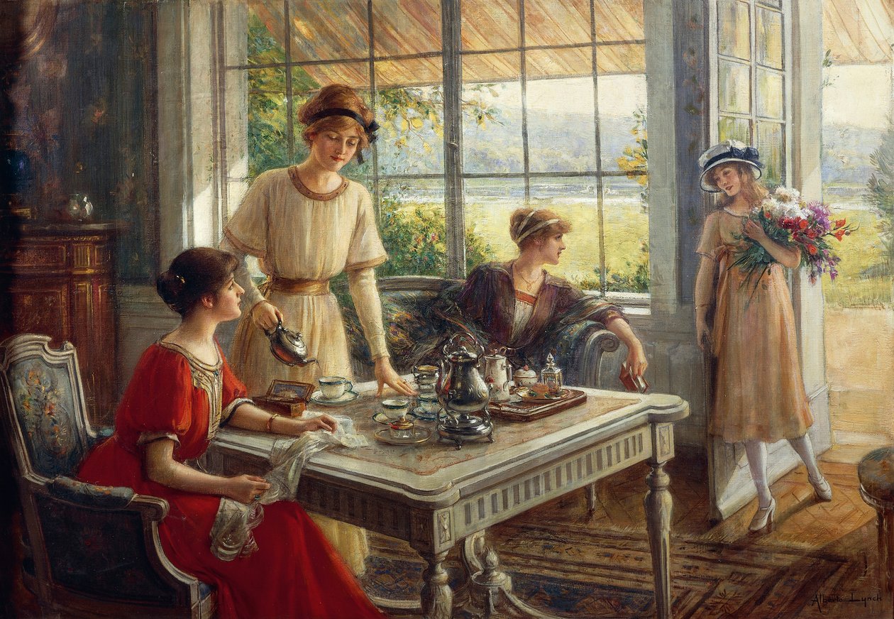 お茶を飲む女性たち（1851-1912）