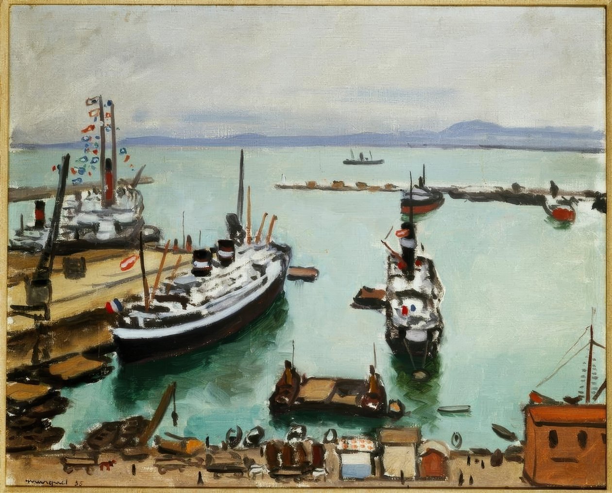  Marquet、アルベール・マルケ、Le Port d’Alger アルジェの港 | アルバート・マルケ