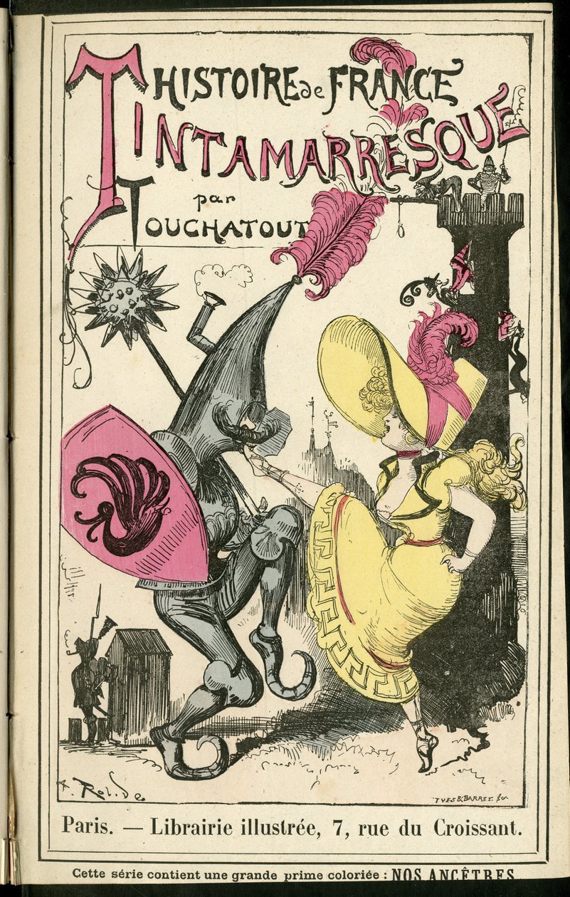 アルベール・ロビダ（1848-1926）による挿絵（『Histoire de France tintamarresque』1880年頃） - 歴史, 舞踊 作： アルバート・ロビダ