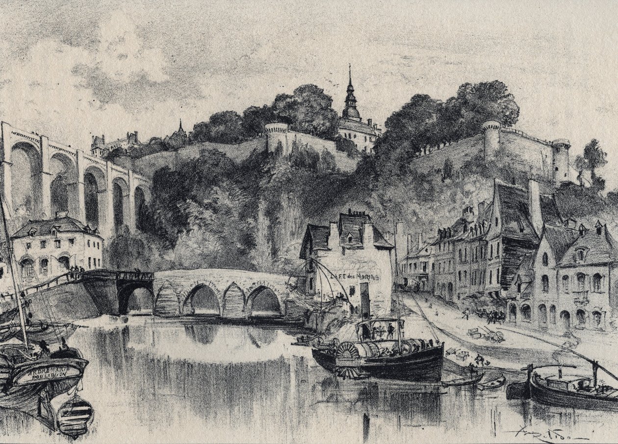 リトグラフ　プリント La Garonne（Girl) 1898 年 リトグラフプリント La Garonne（Girl) 1898 年