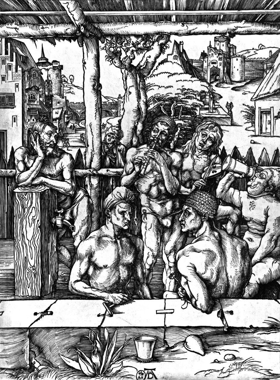 男湯、1498年頃 作： アルブレヒト・デューラー