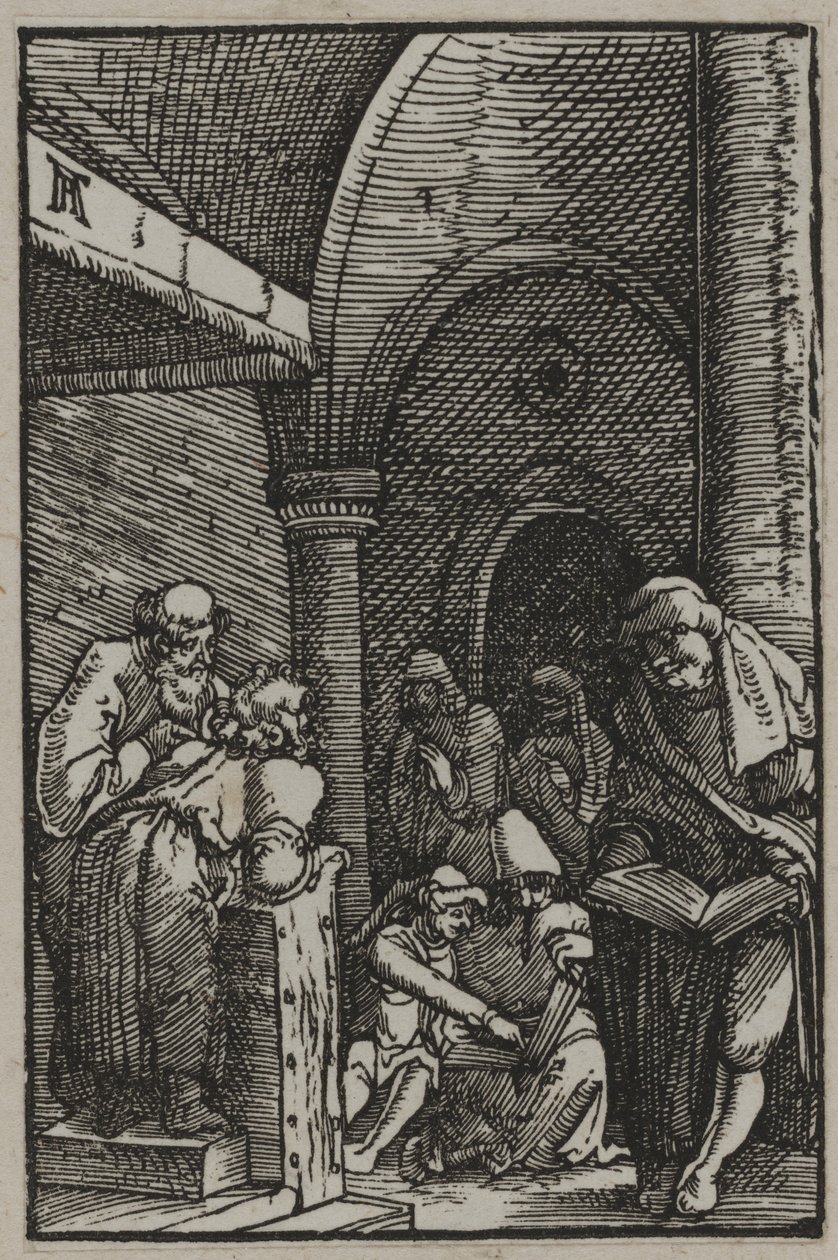 医者の中のキリスト、1515年頃（木版画） 作： アルブレヒト・アルトドルファー