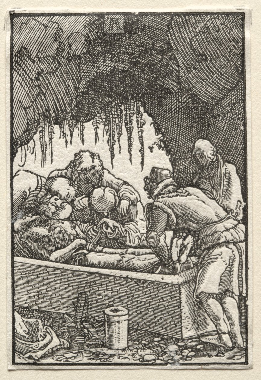 人の堕落と贖い：キリストの埋葬、c。 1515。 作： アルブレヒト・アルトドルファー