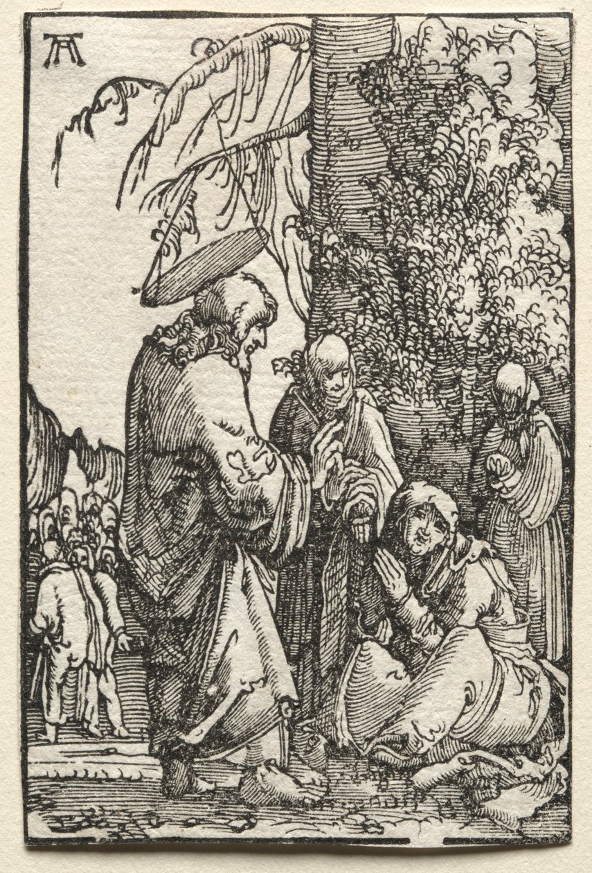 人の堕落と贖い：キリストは情熱の前に母を離れる、c。 1515。 作： アルブレヒト・アルトドルファー