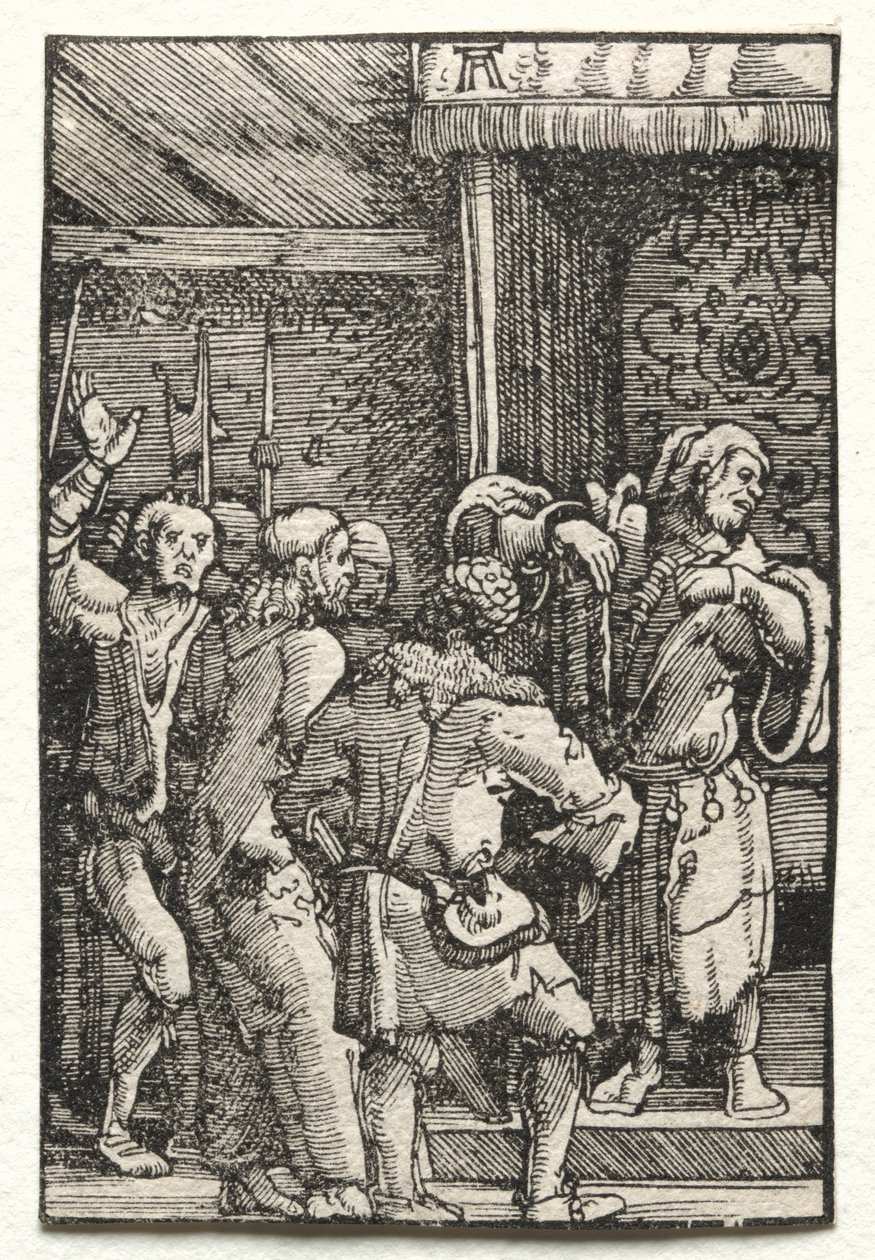 人の堕落と贖い：カイアファスの前のキリスト、c。 1515。 作： アルブレヒト・アルトドルファー