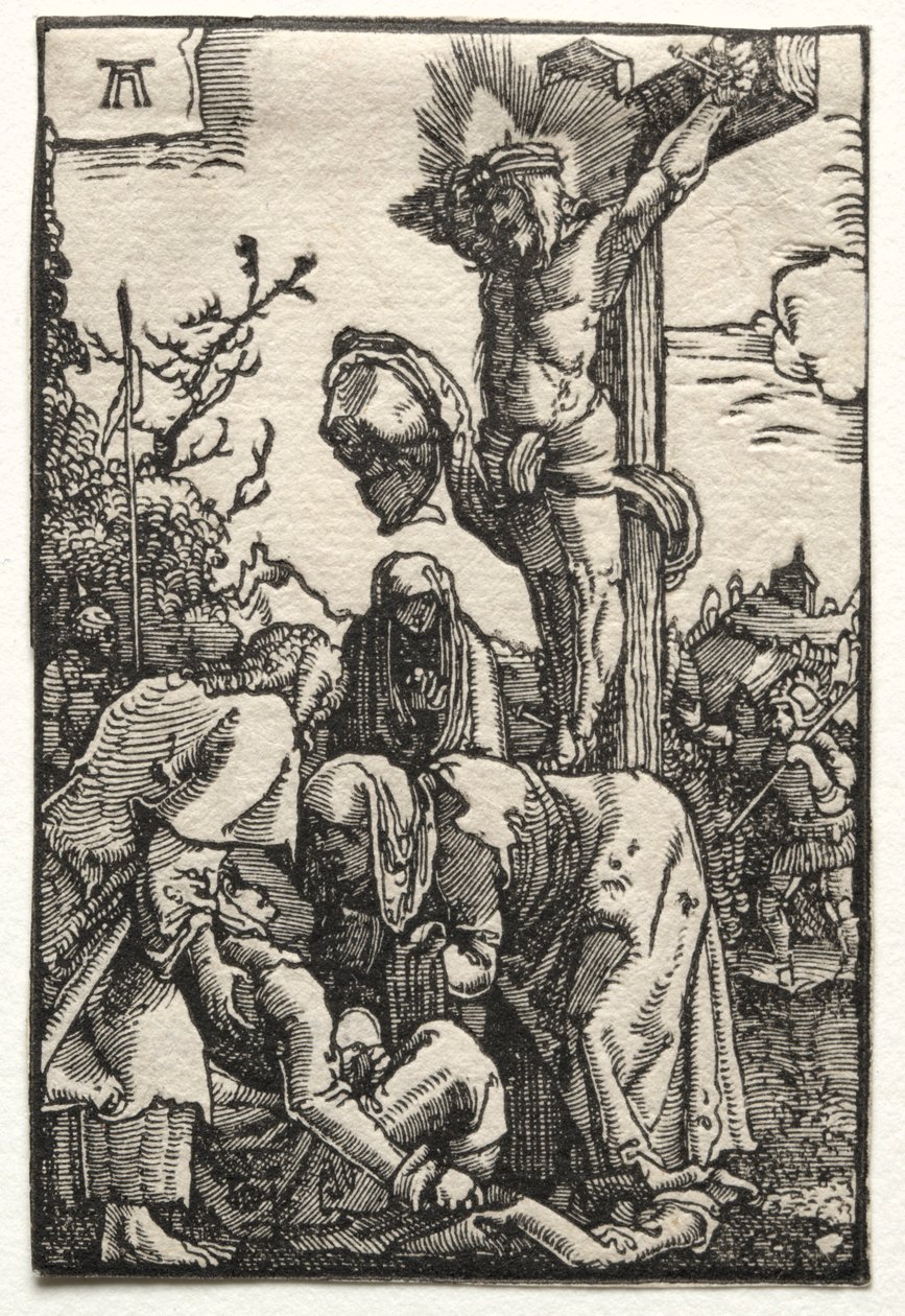 人の堕落と贖い：十字架上のキリスト、c。 1515。 作： アルブレヒト・アルトドルファー