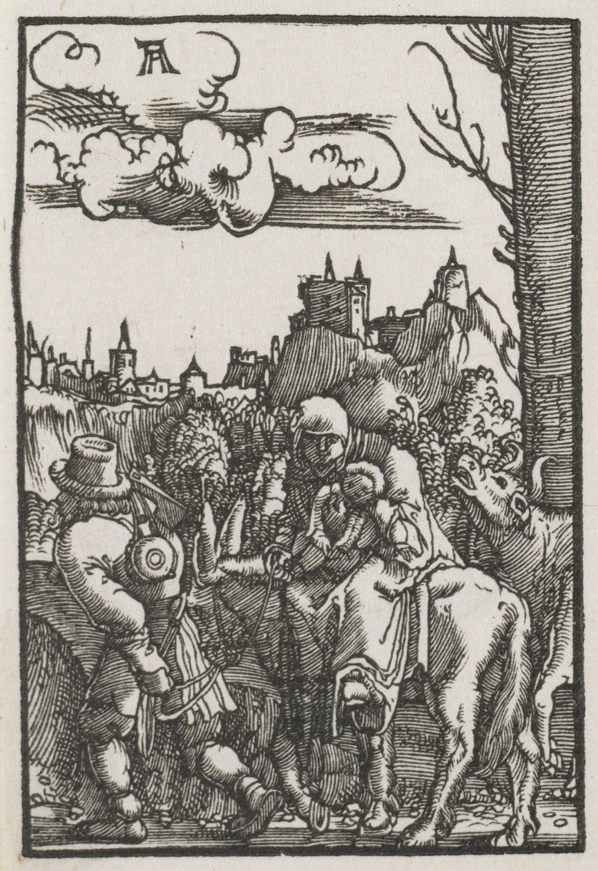 人の堕落と贖い：エジプトへの逃避c。 1515。 作： アルブレヒト・アルトドルファー