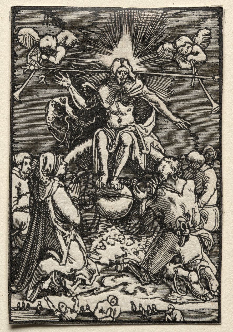 人の堕落と贖い：最後の審判、c。 1515。 作： アルブレヒト・アルトドルファー