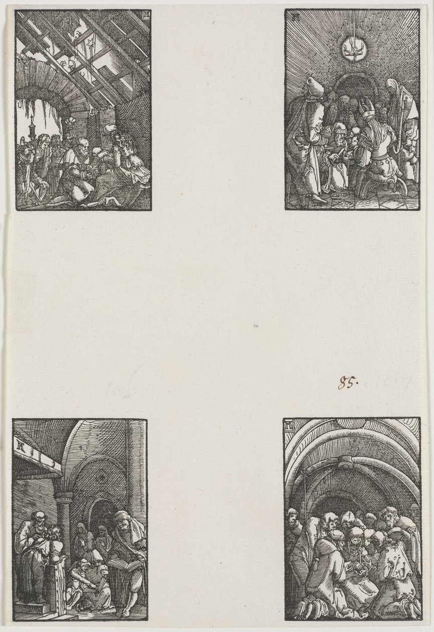 人の堕落と贖い、c。 1515。 作： アルブレヒト・アルトドルファー