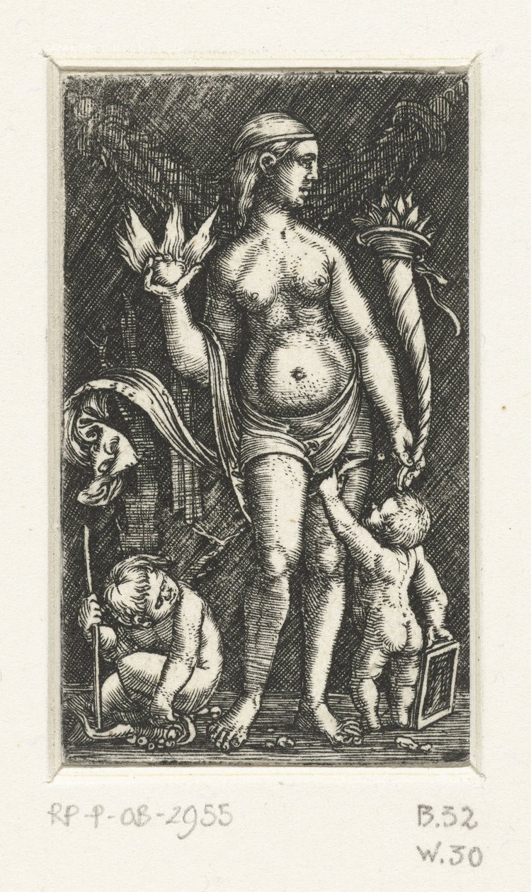 2 つの putti を持つ金星 作： アルブレヒト・アルトドルファー