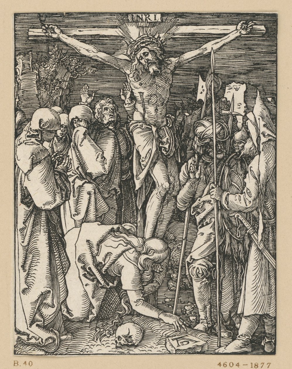 キリストの磔刑（小受難伝） 作： アルブレヒト・デューラー