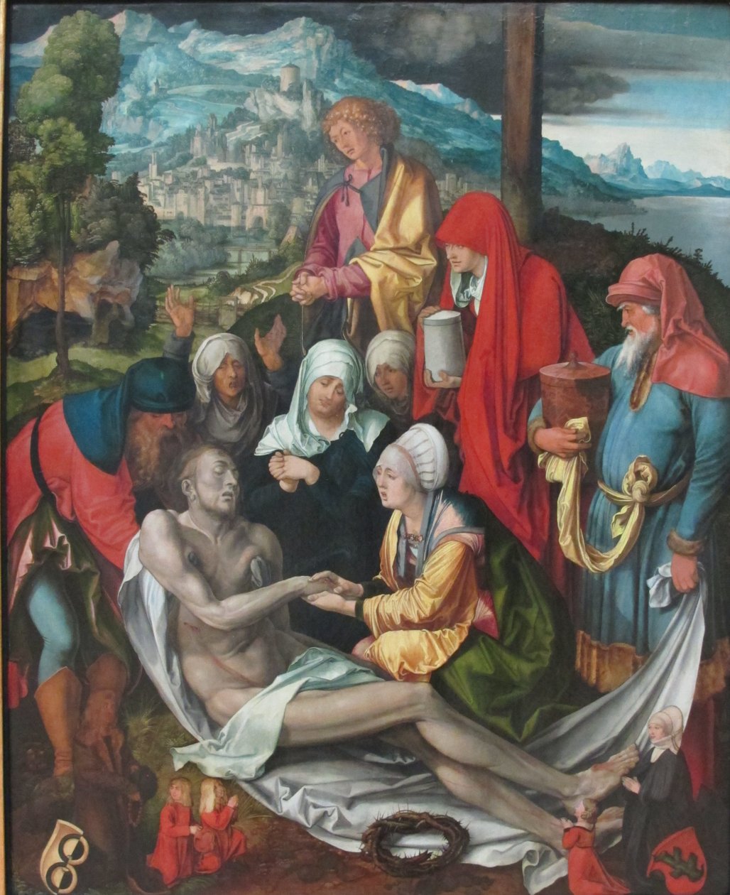 ドイツ語：Beweinung Christi ("Glimsche Beweinung") キリストの嘆き 作： アルブレヒト・デューラー
