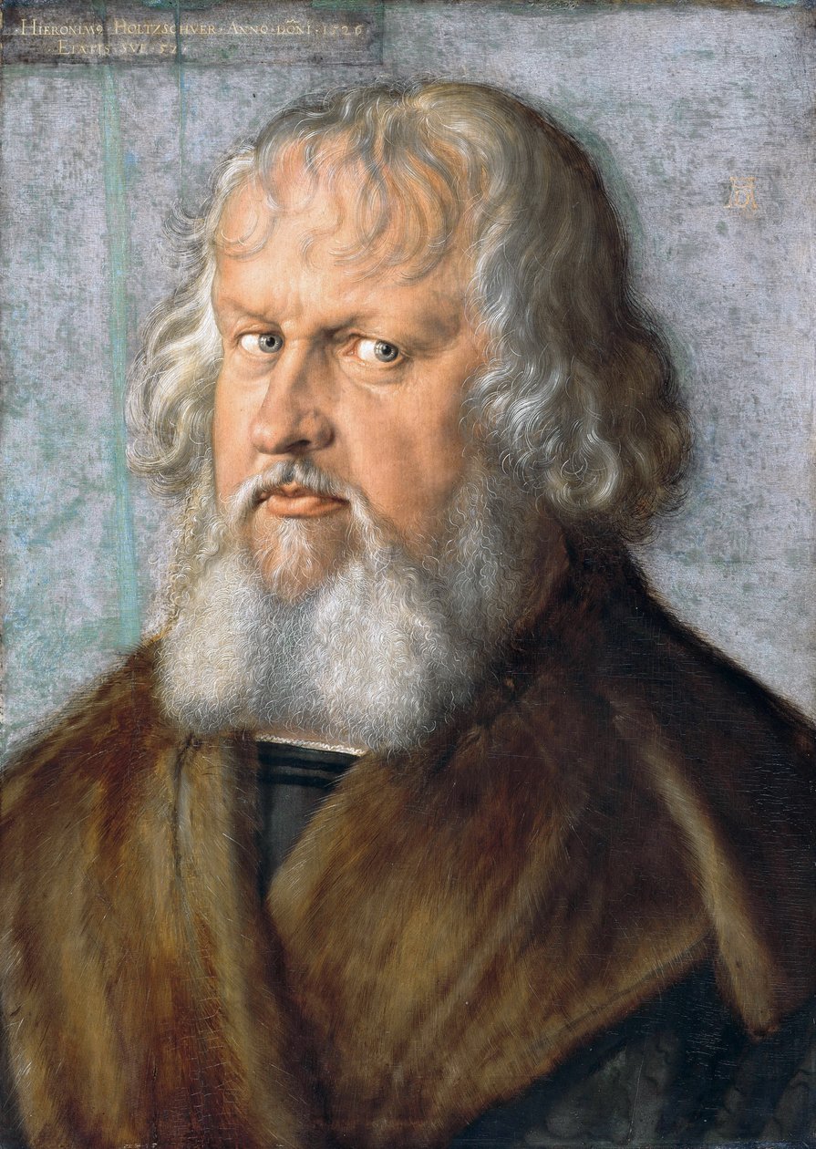 ドイツ語：ヒエロニムス・ホルツシューハー（1469-1529） ヒエロニムス・ホルツシューハーの肖像 作： アルブレヒト・デューラー