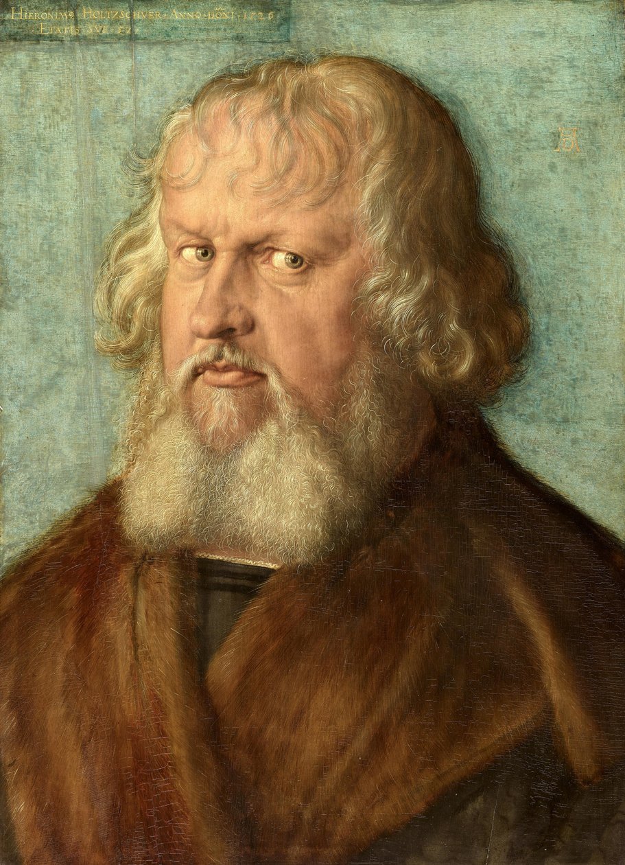 蓋付きのヒエロニムス・ホルツシューハー（1469-1529） 作： アルブレヒト・デューラー