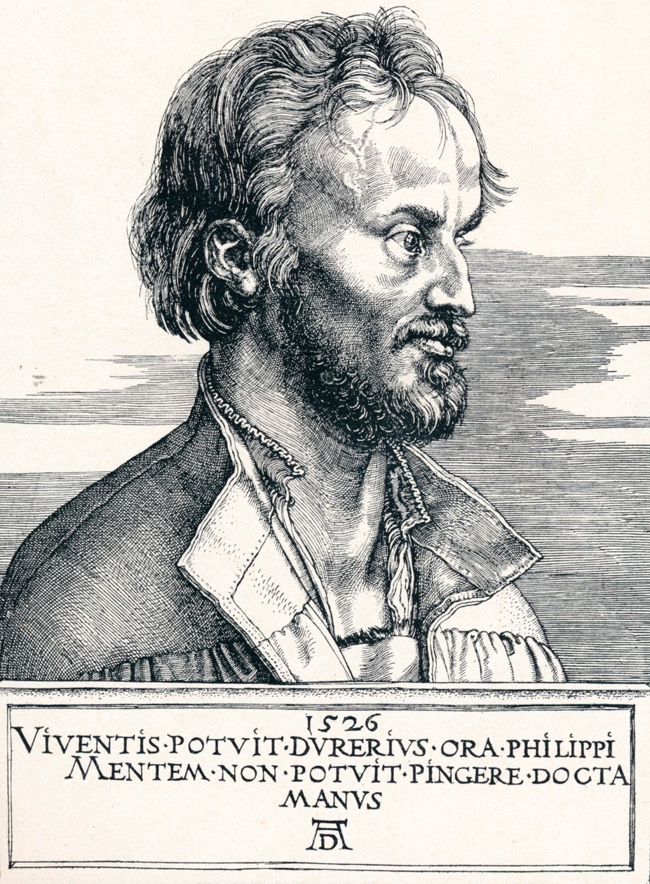 Philipp Melanchthon、1526 1906。 作： アルブレヒト・デューラー