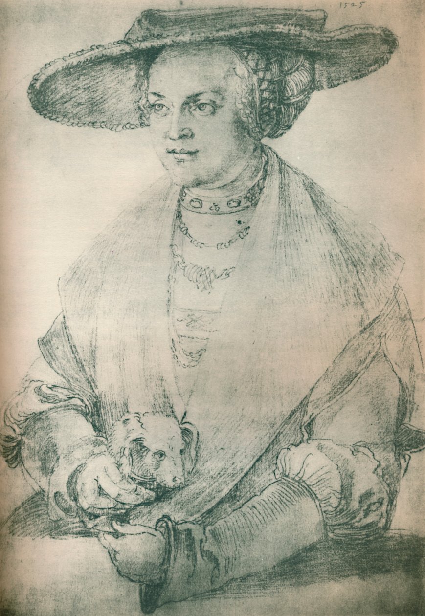 女性の肖像、c1500-1520、1903 作： アルブレヒト・デューラー