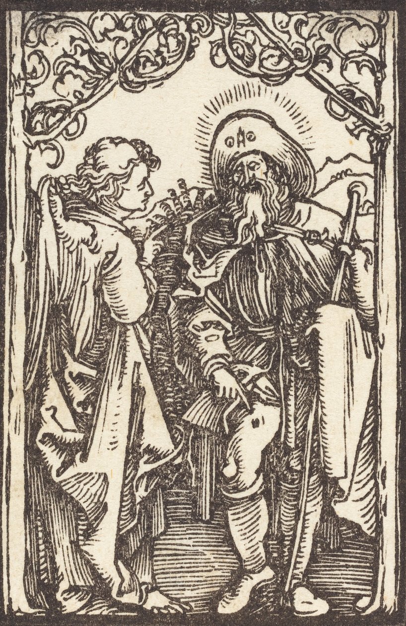 Saint-Roch、c。 1500。 作： アルブレヒト・デューラー