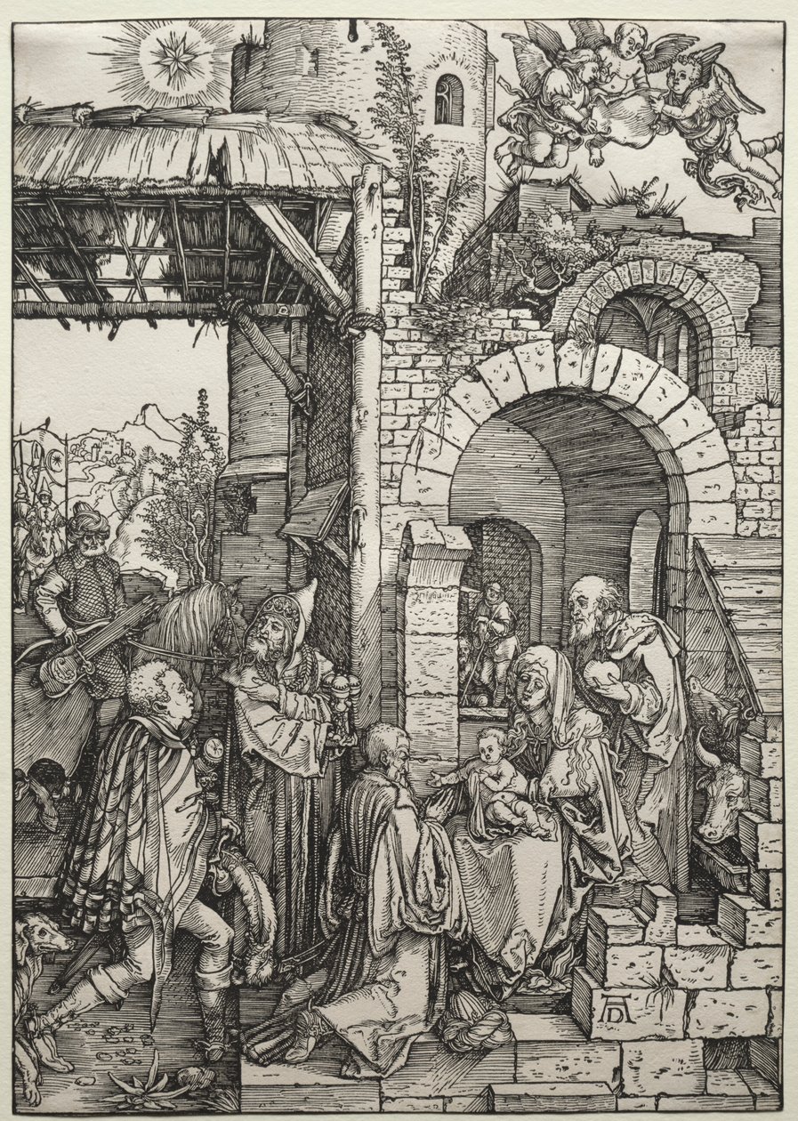 賢者の礼拝c。 1501-1503。 作： アルブレヒト・デューラー