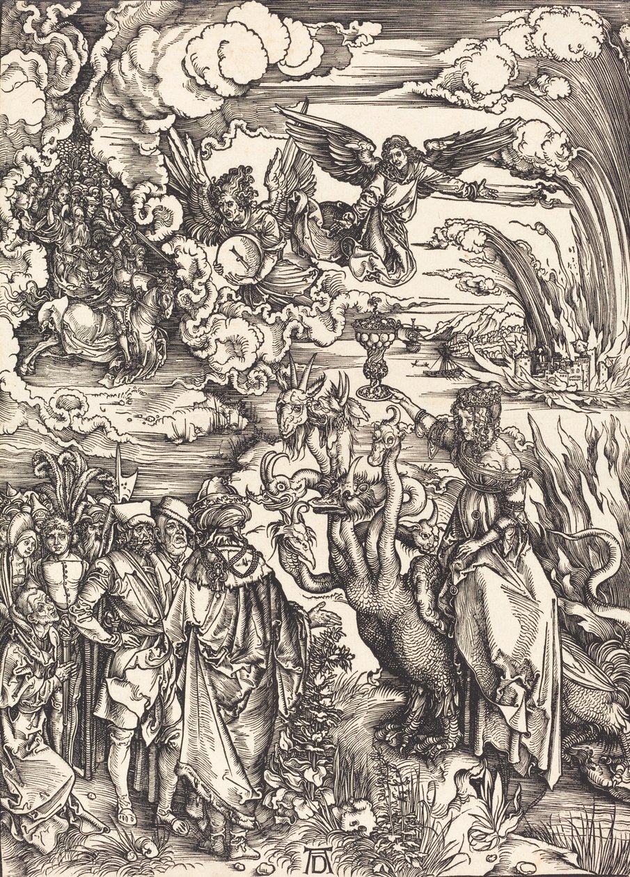 バビロニア娼婦、おそらく c. 14961498。 作： アルブレヒト・デューラー