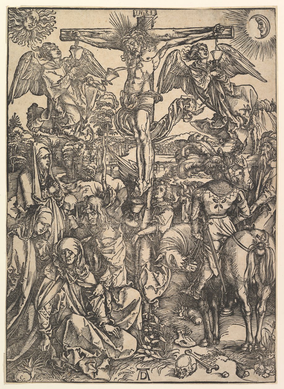 大きな受難からのはりつけ、ca。 1498年。 作： アルブレヒト・デューラー