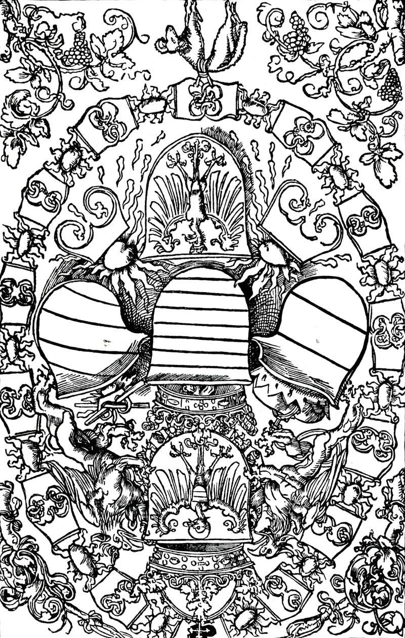 5つの帝国の紋章、1515 1906 作： アルブレヒト・デューラー